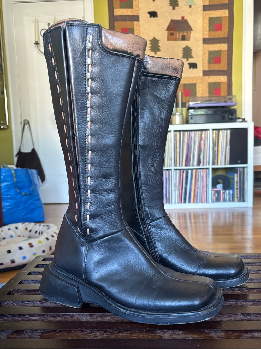 Vintage Bunker Leather Boots - Picture 2 of 13